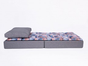 Кресло-кровать бескаркасное Харви (коричневый-геометрия браун) в Казани - kazan.ok-mebel.com | фото 3