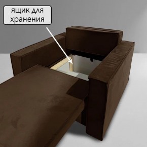 Кресло-кровать Принц КК1-ВК (велюр коричневый) в Казани - kazan.ok-mebel.com | фото 6