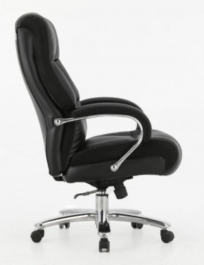 Кресло офисное BRABIX PREMIUM "Bomer HD-007" (рециклированная кожа, хром, черное) 531939 в Казани - kazan.ok-mebel.com | фото 3