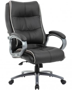 Кресло офисное BRABIX PREMIUM "Strong HD-009" (экокожа черная, ткань серая) 531945 в Казани - kazan.ok-mebel.com | фото