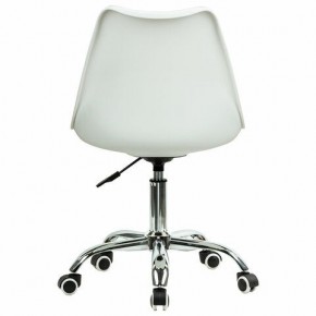 Кресло стул BRABIX "Eames MG-310 CH", хром, пластик белый, ткань серая, 532924 в Казани - kazan.ok-mebel.com | фото 4