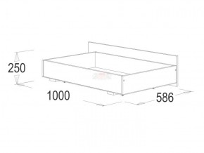 Кровать 1.6 каркас + спинка головная + 2 ящика Ольга-14 без основания в Казани - kazan.ok-mebel.com | фото 4