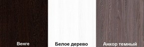 Кровать-чердак Пионер 1 (800*1900) Белое дерево, Анкор темный, Венге в Казани - kazan.ok-mebel.com | фото 3