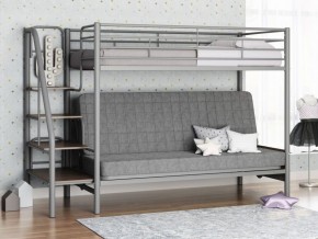 Кровать двухъярусная с диваном "Мадлен-3" (Серый/Серый) в Казани - kazan.ok-mebel.com | фото
