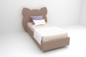 Кровать Котя с ортопедическим основанием 800 (велюр серый) в Казани - kazan.ok-mebel.com | фото