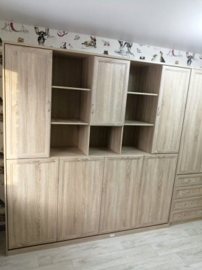 Шкаф-кровать подъемная 900 (горизонтальная) арт. К03 в Казани - kazan.ok-mebel.com | фото 4