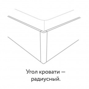 Кровать "Милана" с мягкой спинкой БЕЗ основания 1400х2000 в Казани - kazan.ok-mebel.com | фото 3