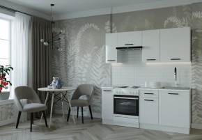 Кухонный гарнитур Белый Глянец 1800 (Стол. 38мм) в Казани - kazan.ok-mebel.com | фото