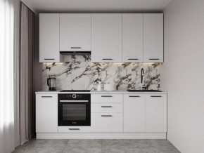 Кухонный гарнитур Белый Глянец 2400 h950 (Стол. 38мм) в Казани - kazan.ok-mebel.com | фото