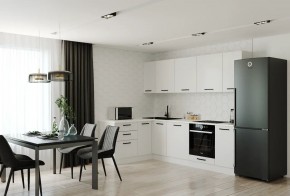 Кухонный гарнитур Белый Глянец 2600*1600 (Стол. 38мм) в Казани - kazan.ok-mebel.com | фото