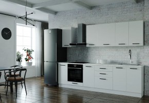 Кухонный гарнитур Белый Глянец 2800 (Стол. 38мм) в Казани - kazan.ok-mebel.com | фото