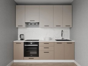 Кухонный гарнитур Каппучино 2400 h950 (Стол. 26мм) в Казани - kazan.ok-mebel.com | фото