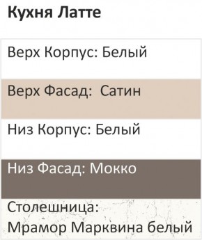 Кухонный гарнитур Латте 2200 (Стол. 26мм) в Казани - kazan.ok-mebel.com | фото 3