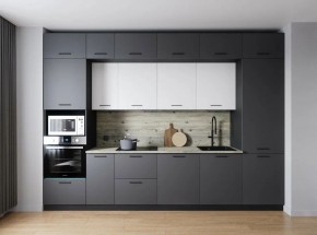 Кухонный гарнитур Меренга 3400 (Стол. 38мм) в Казани - kazan.ok-mebel.com | фото