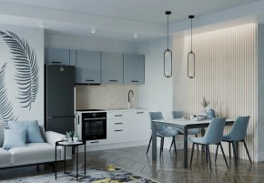 Кухонный гарнитур Ниагара 2550 (Стол. 38мм) в Казани - kazan.ok-mebel.com | фото