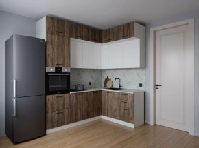 Кухонный гарнитур Старое Дерево 2200*1700 (Стол. 38мм) в Казани - kazan.ok-mebel.com | фото