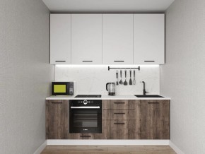 Кухонный гарнитур Старое Дерево 2200 h950 (Стол. 26мм) в Казани - kazan.ok-mebel.com | фото
