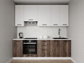 Кухонный гарнитур Старое Дерево 2400 h950 (Стол. 38мм) в Казани - kazan.ok-mebel.com | фото