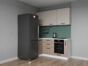 Кухонный гарнитур угловой Каппучино 1000*1800 (Стол. 26мм) в Казани - kazan.ok-mebel.com | фото