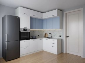 Кухонный гарнитур угловой Капри 2200*1700 (Стол. 26мм) в Казани - kazan.ok-mebel.com | фото