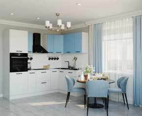 Кухонный гарнитур угловой Капри 2400х1600 (Стол. 38мм) в Казани - kazan.ok-mebel.com | фото