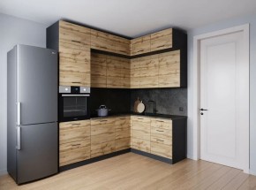 Кухонный гарнитур угловой Крафт 2200*1700 (Стол. 26мм) в Казани - kazan.ok-mebel.com | фото