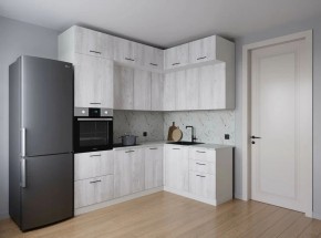 Кухонный гарнитур угловой Пайн 2200*1700 (Стол. 38мм) в Казани - kazan.ok-mebel.com | фото