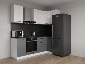 Кухонный гарнитур угловой Санторини 2200*1000 (Стол. 38мм) в Казани - kazan.ok-mebel.com | фото