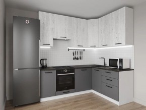 Кухонный гарнитур угловой Санторини 2200*1600 h950 (Стол. 26мм) в Казани - kazan.ok-mebel.com | фото