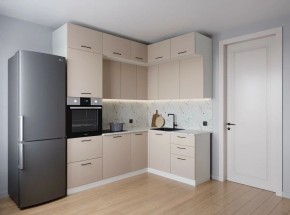 Кухонный гарнитур угловой Шампань 2200*1700 (Стол. 38мм) в Казани - kazan.ok-mebel.com | фото