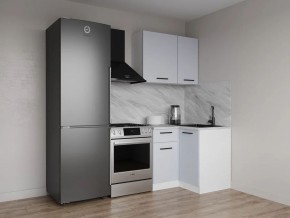 Кухонный гарнитур угловой Смоки 1000*1000 (Стол. 26мм) в Казани - kazan.ok-mebel.com | фото