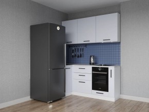 Кухонный гарнитур угловой Смоки 1000*1800 (Стол. 26мм) в Казани - kazan.ok-mebel.com | фото