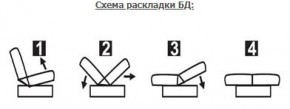 ЛАУРА ЛЮКС Диван Лаура Люкс БД+2подушки в Казани - kazan.ok-mebel.com | фото 7