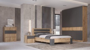 ЛЕНОРА Спальный гарнитур (модульный) графит в Казани - kazan.ok-mebel.com | фото