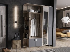 ЛИКА №1 Прихожая ЛДСП (графит/дуб юкон) в Казани - kazan.ok-mebel.com | фото