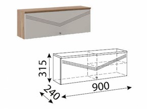 Лимба (гостиная) М10 Шкаф навесной малый в Казани - kazan.ok-mebel.com | фото