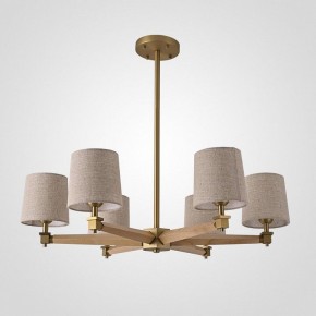Люстра на штанге Imperiumloft Jorgenson Beige/Light wood STAVRA01 в Казани - kazan.ok-mebel.com | фото