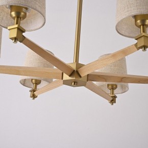 Люстра на штанге Imperiumloft Jorgenson Beige/Light wood STAVRA01 в Казани - kazan.ok-mebel.com | фото 6