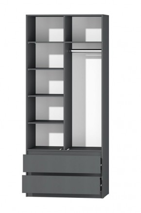 МС "Хилтон" Шкаф №3 900 (Графит) в Казани - kazan.ok-mebel.com | фото 3