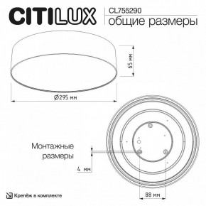 Накладной светильник Citilux BART CL755290 в Казани - kazan.ok-mebel.com | фото 7