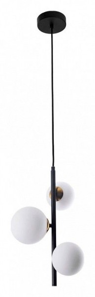 Подвесная люстра Arte Lamp Gemini A2243SP-3BK в Казани - kazan.ok-mebel.com | фото 2