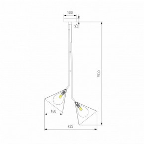 Подвесная люстра Eurosvet Enigma 70161/3 черный в Казани - kazan.ok-mebel.com | фото 4