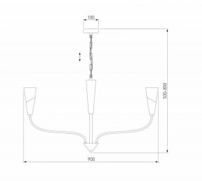 Подвесная люстра Eurosvet Rhyton 60167/8 латунь в Казани - kazan.ok-mebel.com | фото 6