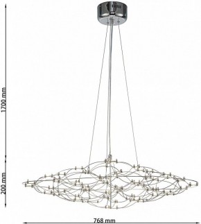 Подвесная люстра Favourite Thinner 4305-8P в Казани - kazan.ok-mebel.com | фото 5