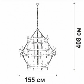 Подвесная люстра Vitaluce V1872 V1872-7/16+8+8 в Казани - kazan.ok-mebel.com | фото 3