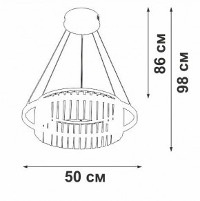 Подвесная люстра Vitaluce V54010 V54010-0/1S в Казани - kazan.ok-mebel.com | фото 6
