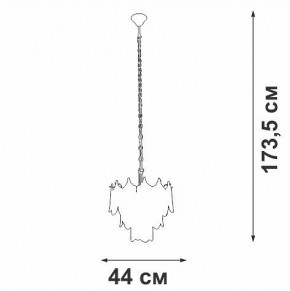 Подвесная люстра Vitaluce V58120 V58120-8/5 в Казани - kazan.ok-mebel.com | фото 3