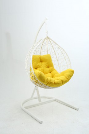 Подвесное кресло Бароло (белый/желтый) в Казани - kazan.ok-mebel.com | фото