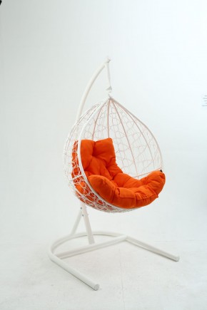Подвесное кресло Бароло (белый/оранжевый) в Казани - kazan.ok-mebel.com | фото