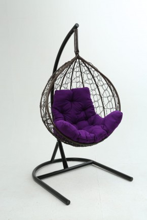 Подвесное кресло Бароло (коричневый/фиолетовый) в Казани - kazan.ok-mebel.com | фото